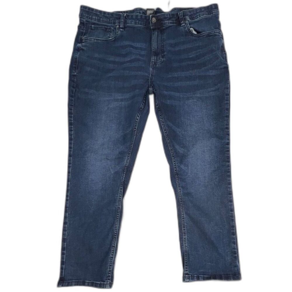 The Perfect Jean TPJ Men's 44x28 Slim Fit Knight Dark Blue Stretch Denim Jeans